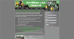 Desktop Screenshot of davewhitakertractors.co.uk
